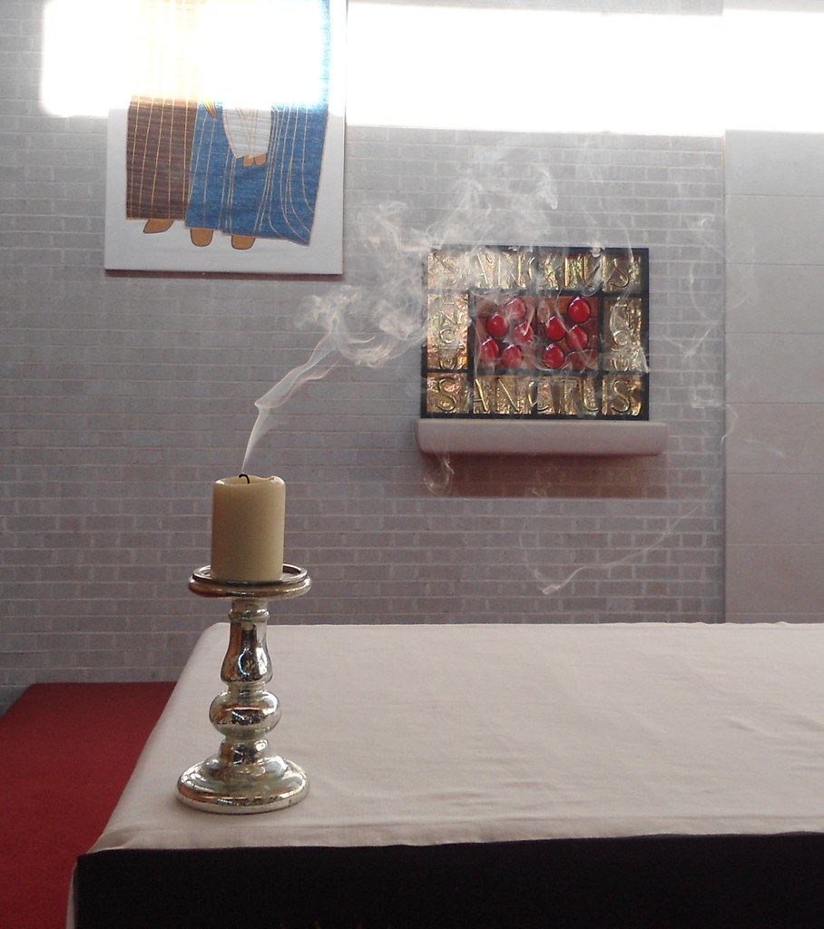 Altar candle smoke 26/02/2012 Holy Family Catholic Church … Flickr