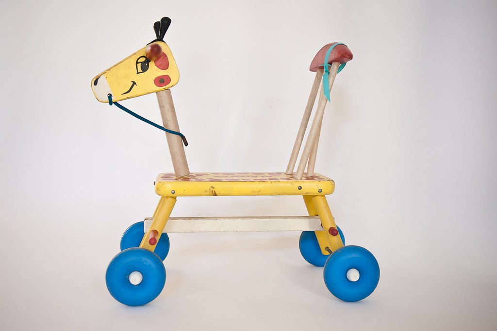 Vintage Playskool Wooden Giraffe RideOn Toy handmadecharlotte Flickr