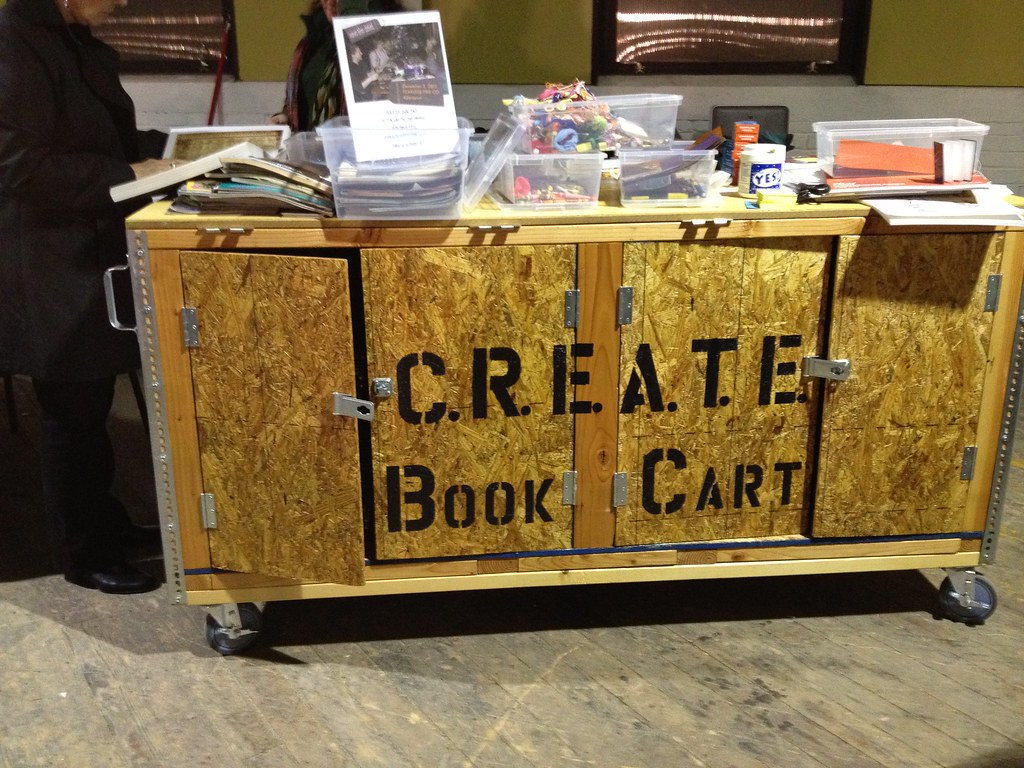 Cedar Crest College CREATE Book Cart Flickr
