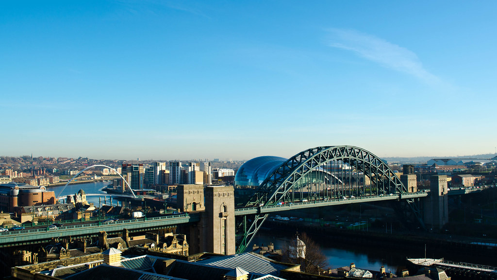 Newcastle Landscape A view of the cities of Newcastle Upon… Flickr