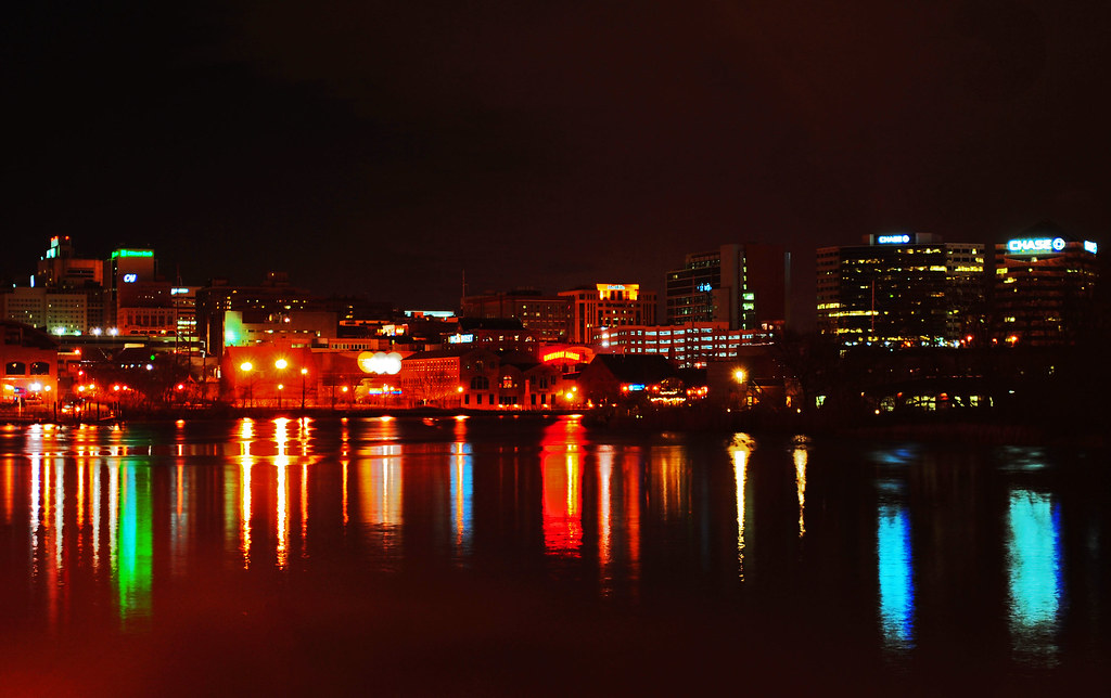 Wilmington, DE Waterfront across the Christiana River Christina