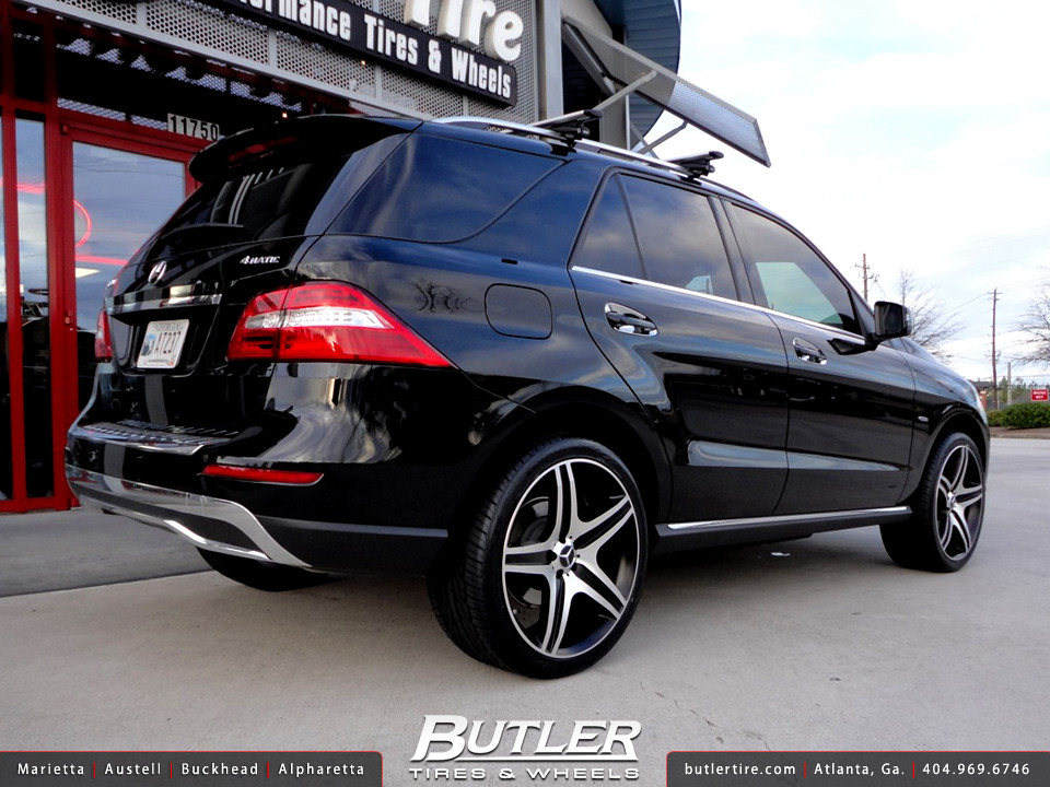 Mercedes ML350 with 22in Eurosport MB10 Wheels Additional … Flickr