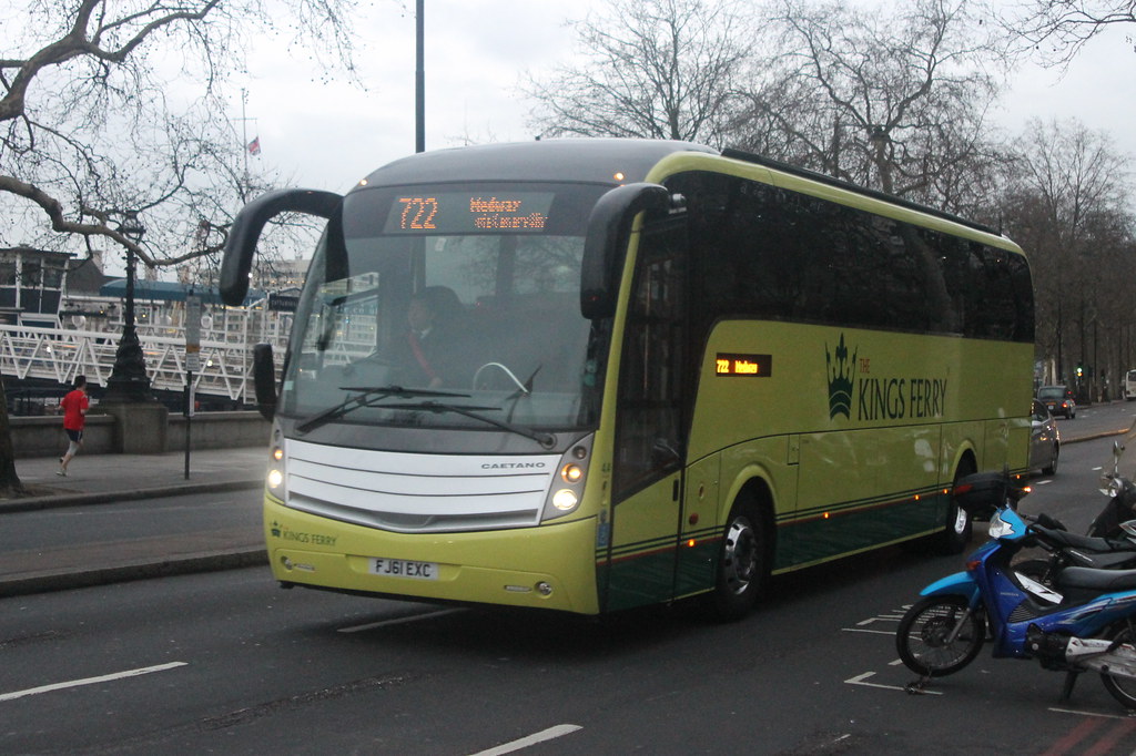 THE KINGS FERRY FJ61EXC seen 27/02/12 passing along the Em… Flickr