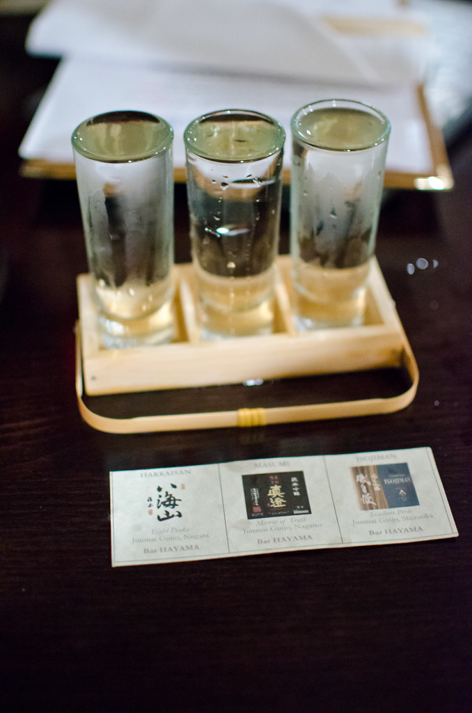 DSC_5326 Sake flight Bar Hayama, Los Angeles, CA Ed Kwon Flickr