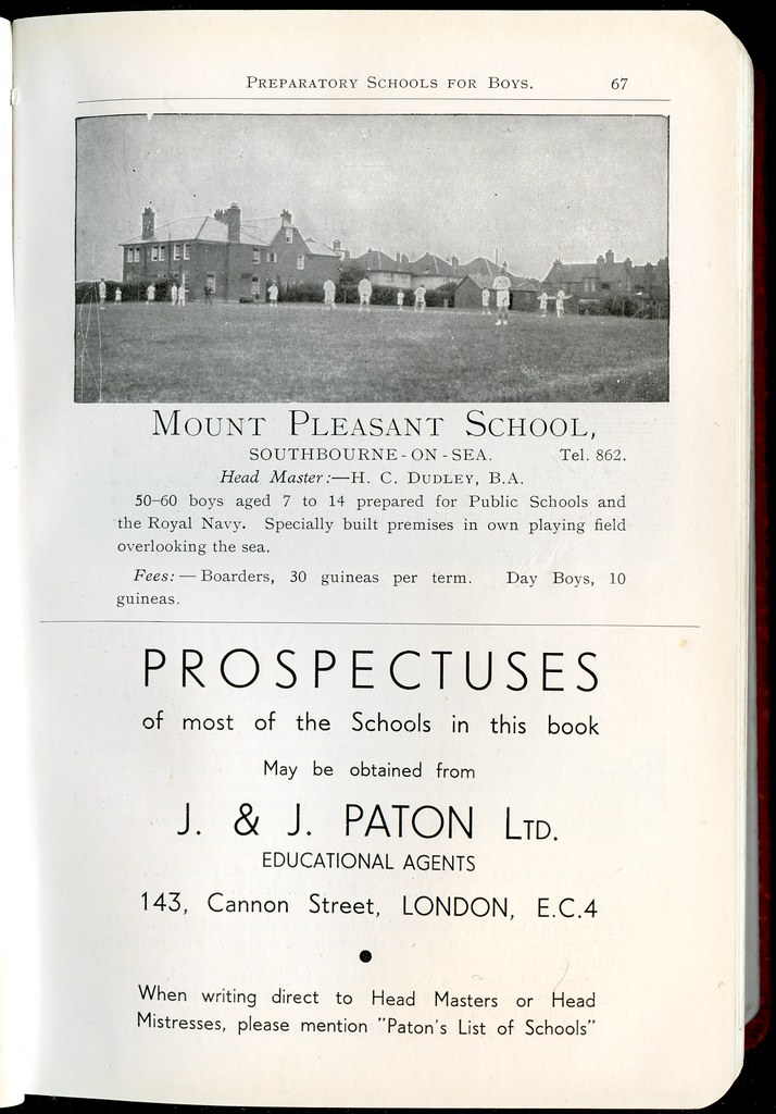 Mount Pleasant School, 12 Dalmeny Road, Southbourne, Bournemouth