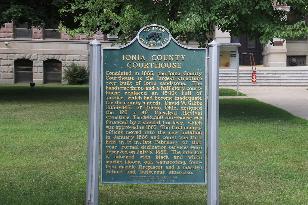 Ionia County Courthouse, 1885 (Ionia, Michigan) August 1… Flickr