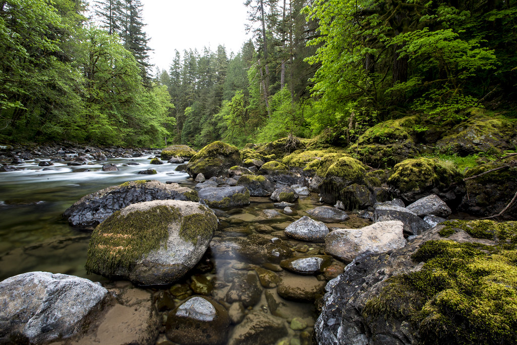 North Santiam River Map