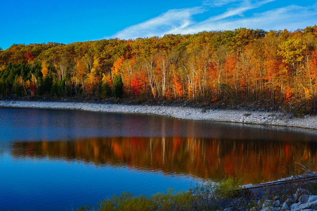 Autumn Peak Taken from Halton Falls conservation area Cana