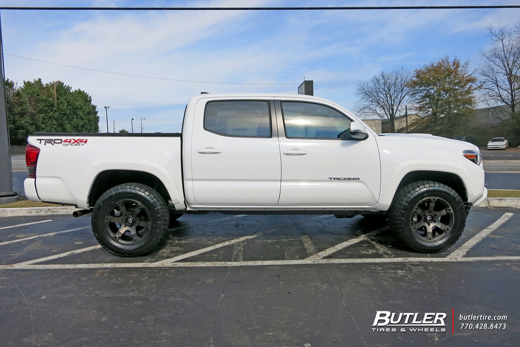 Toyota with 18in Fuel Beast Wheels and Nitto Terra Grappler