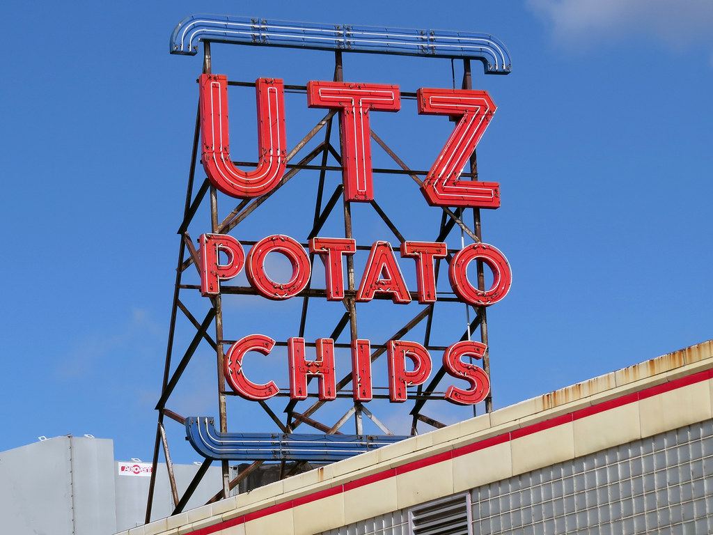 Utz Potato Chips Shot from the car window in Hanover PA Mark Jonas