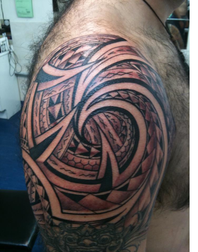 Half Sleeve Tribal Tattoo Shoulder elegant arts tattoo