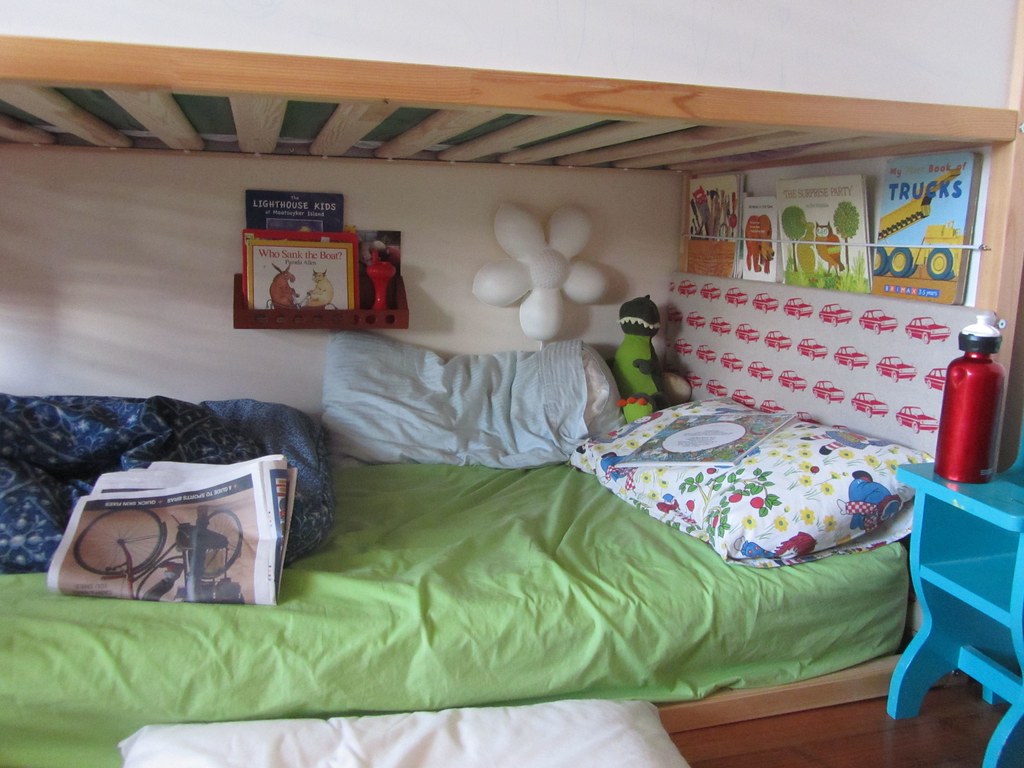 IKEA Kura bedhead I added this padded bedhead to stop the … Flickr