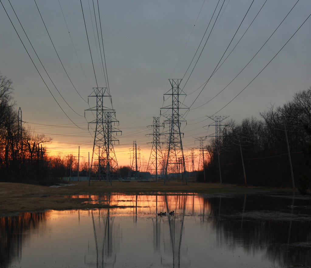 Power line fire 206/365 ODC Very Big I was on my way to p… Flickr