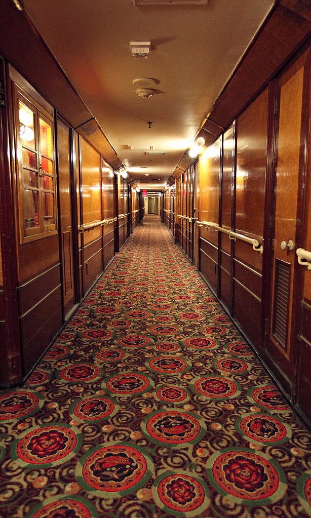 Passenger Hallway, RMS Queen Mary This is one of the upper… Flickr