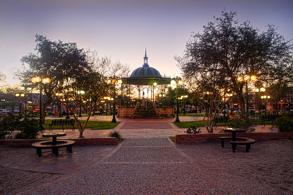 Milam Park San Antonio TX Downtown Sunset HDR San Antonio,… Katie