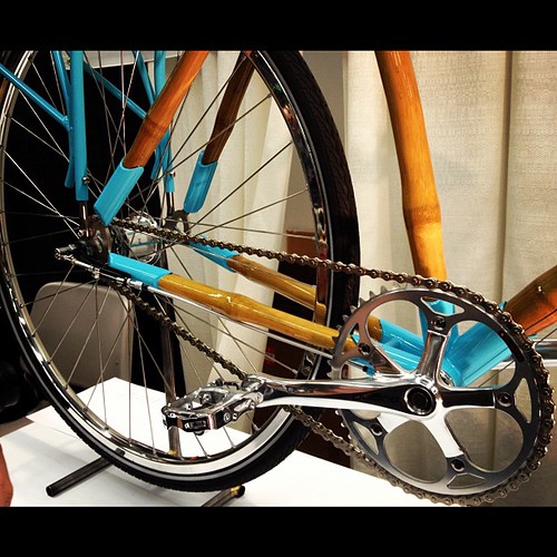 Panda bamboo & steel bikes at the North American Handmade … Flickr