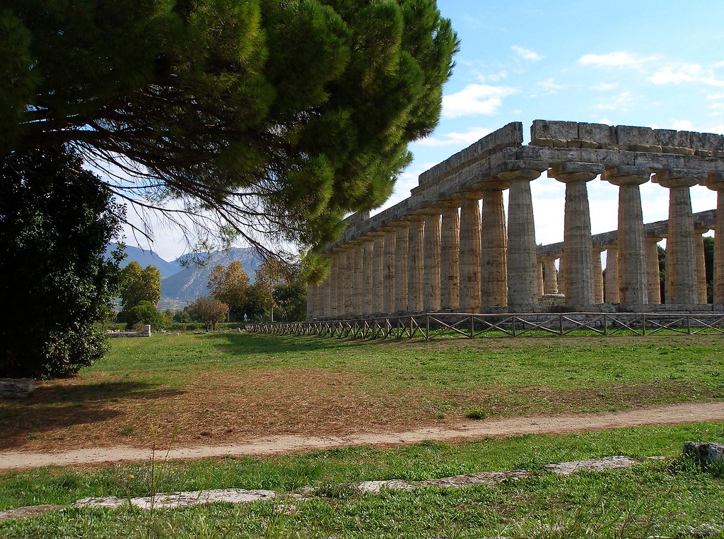 PAESTUM 2 Basilica at Paestum, 6th century BC simmovj Flickr