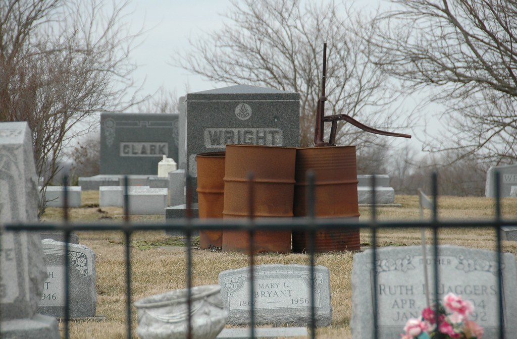 Bill on the Road! Cemetary in Clarks Hill, Indiana. trecrowns Flickr