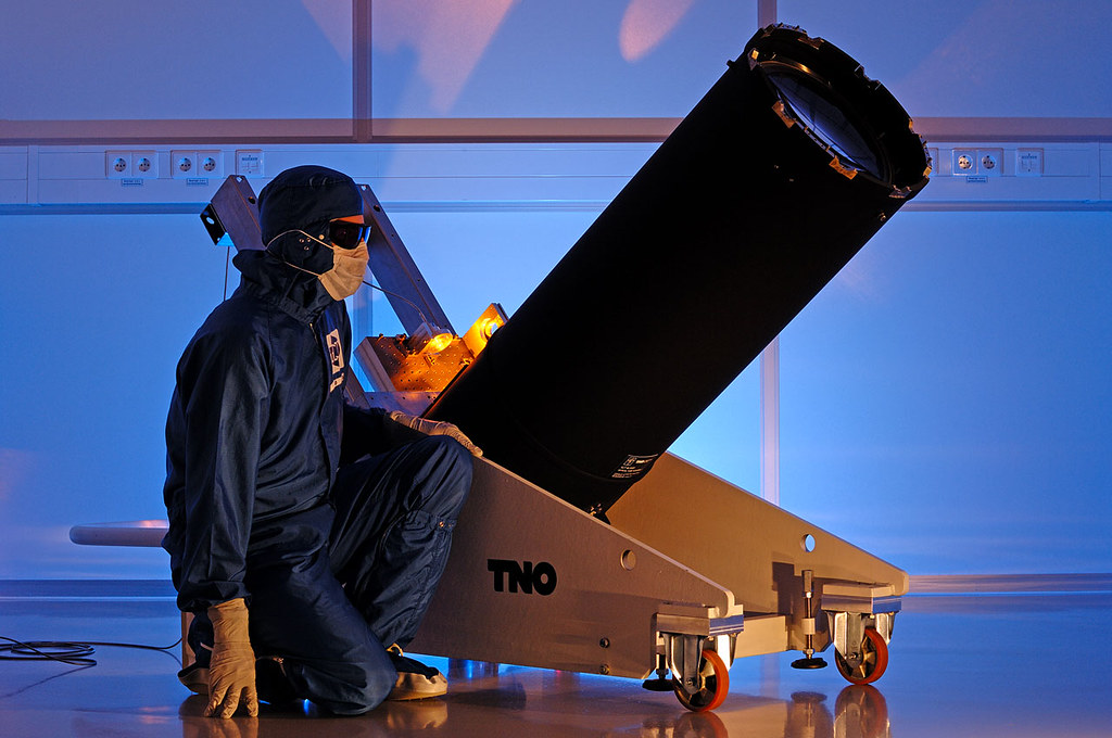 One of the launch telescopes for the VLT Four Laser Guide … Flickr