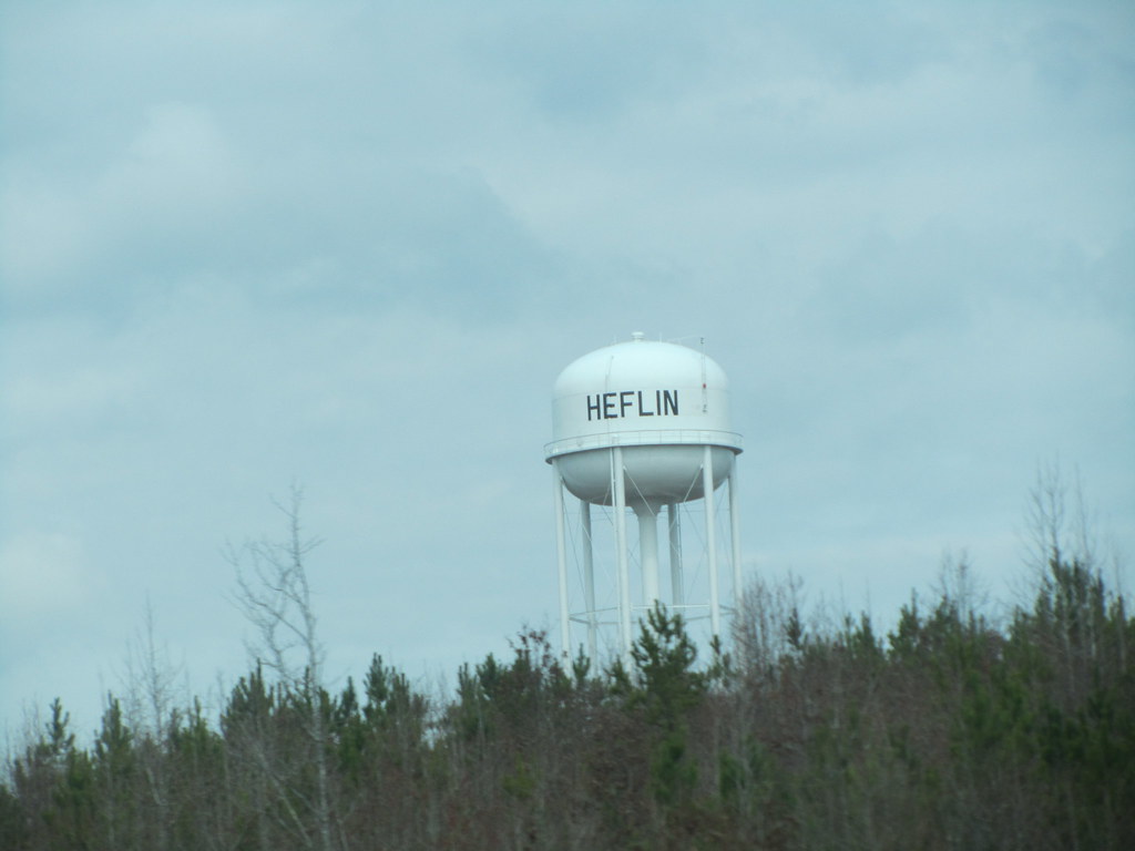 Heflin, AL water tower Capture of the water tower as seen … Flickr