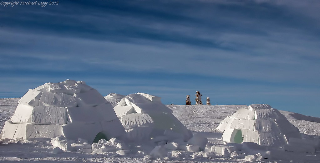 Igloolik Igloo's Igloo building contest in Igloolik Nunavu… Michael