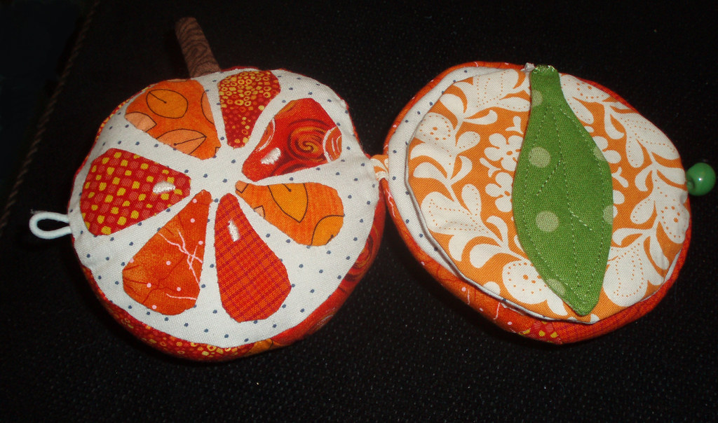 orange sewing kit Blogged crafty mathea Flickr