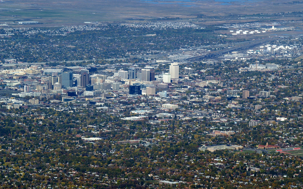 Downtown Salt Lake City Aerial View Salt Lake City, Utah Photo Dean