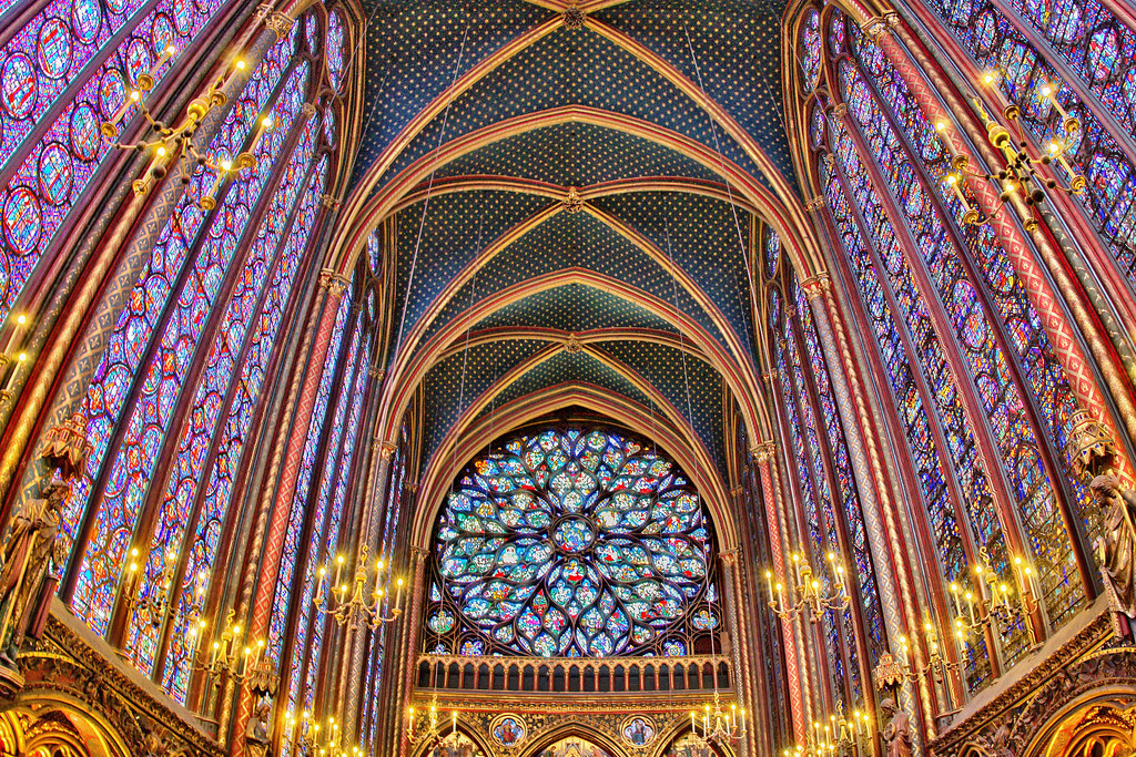 Stained glass church La SainteChapelle.Paris EXPLORE 08/0… Flickr