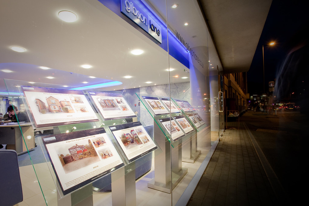 Gibson Lane Property Estate Agents signage shopfront and d… Flickr