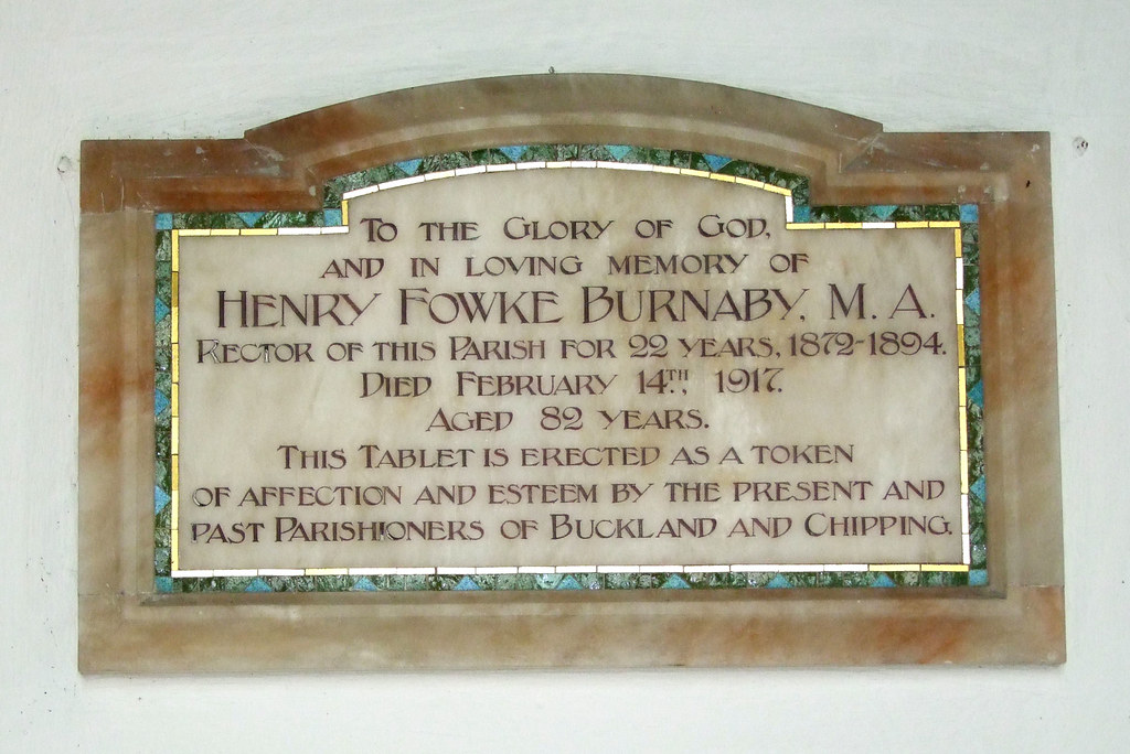 Henry Fowke Burnaby St Peter, Buckland, Hertfordshire This… Flickr