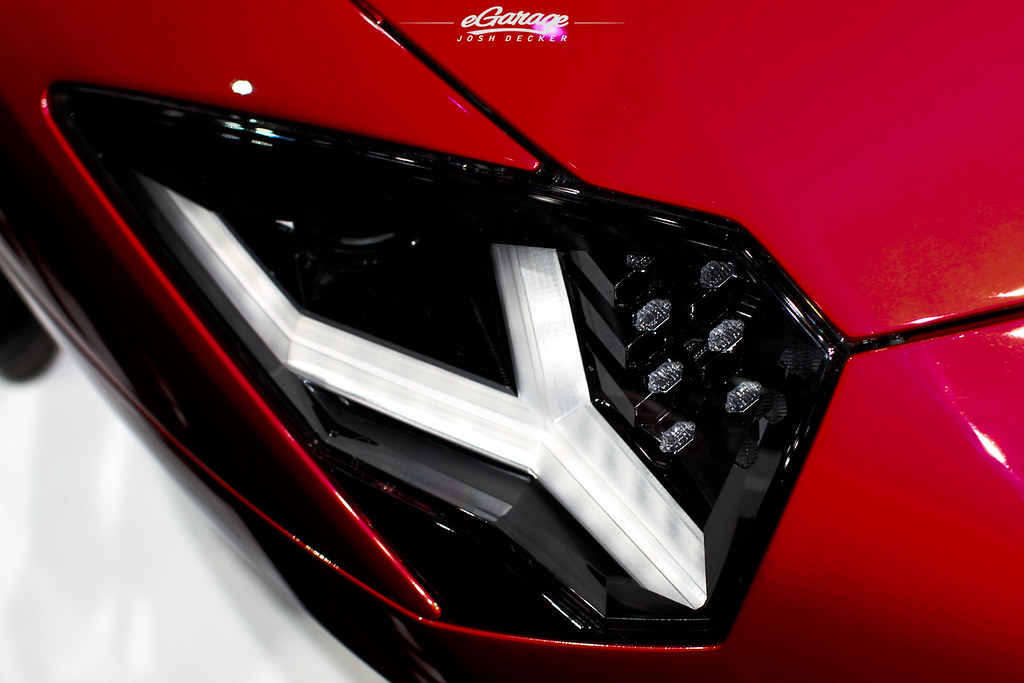 Aventador J Roadster headlight photo by Josh D… Flickr