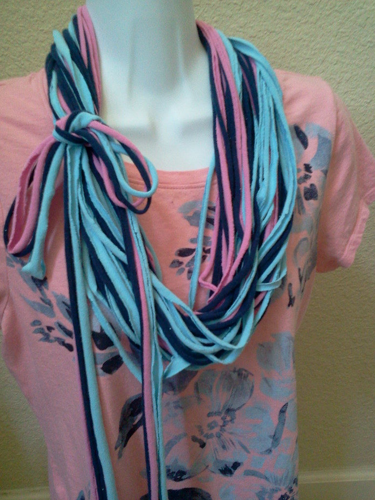 T Shirt Necklace This is a cute T Shirt necklace made from… Flickr