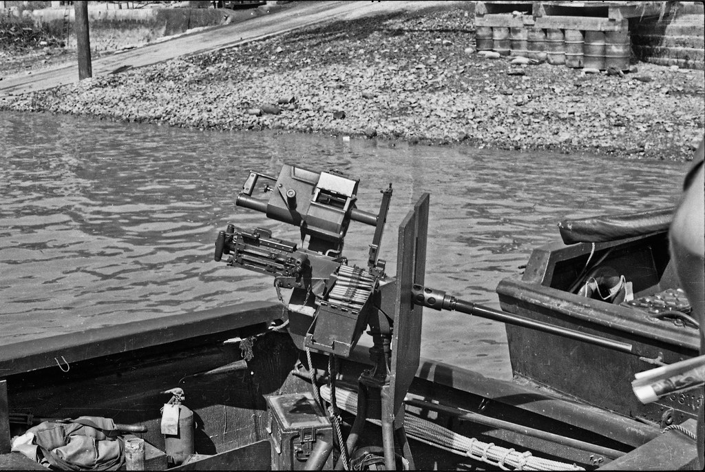 Brown Water Navy at My Tho Dec 1968 A Browning M2 .50 cal … Flickr