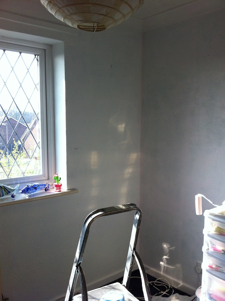 Painting in my new craft room I painted the room white rea… Flickr