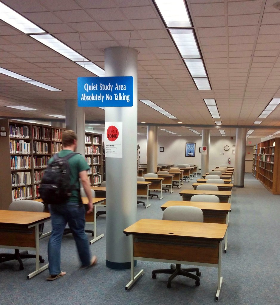 Columbia Basin College Library The quiet study area Washington State Library Flickr