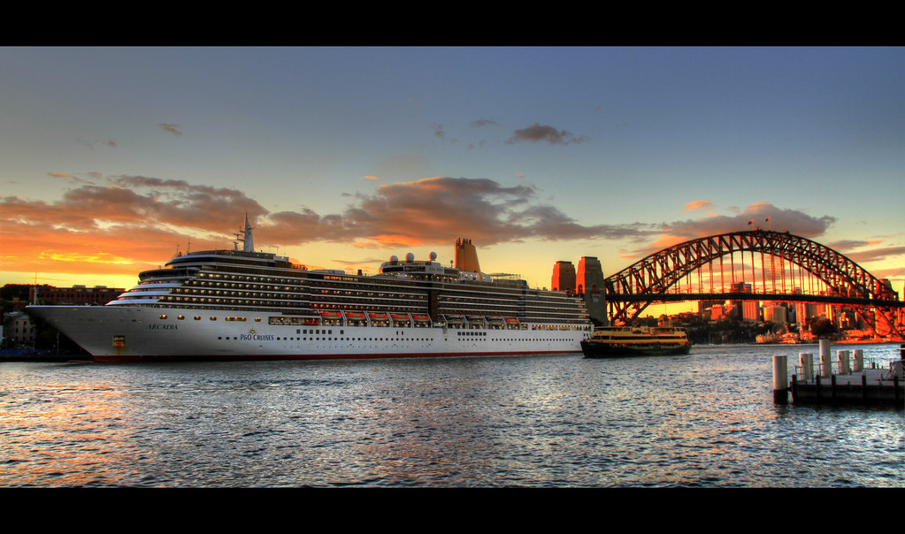 Arcadia & Bridge Sunset at Sydney Harbor Thanks for lookin… Flickr
