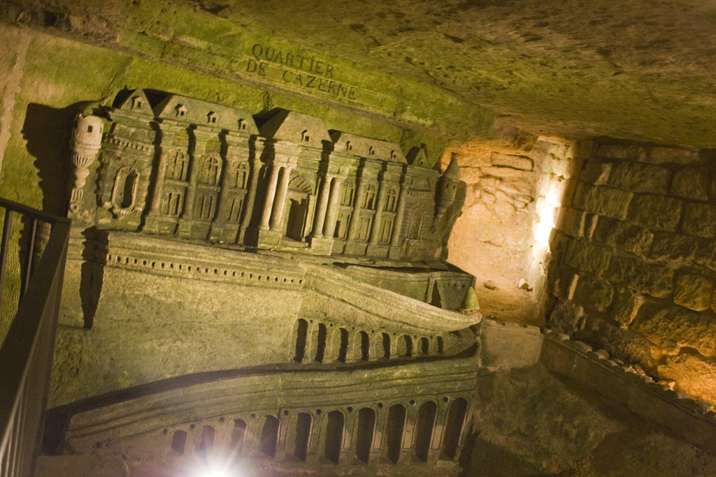 underground sculpture Paris, France Andrew Jones Flickr
