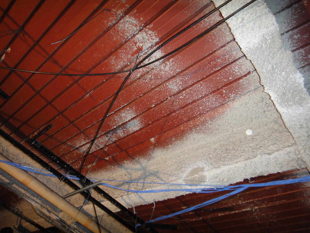 Asbestos Fireproofing & Overspray Asbestorama Flickr