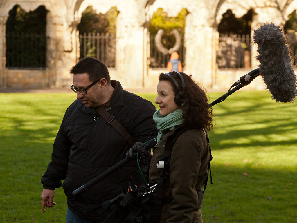 Waldemar Januszczak and sound lady. alh1 Flickr