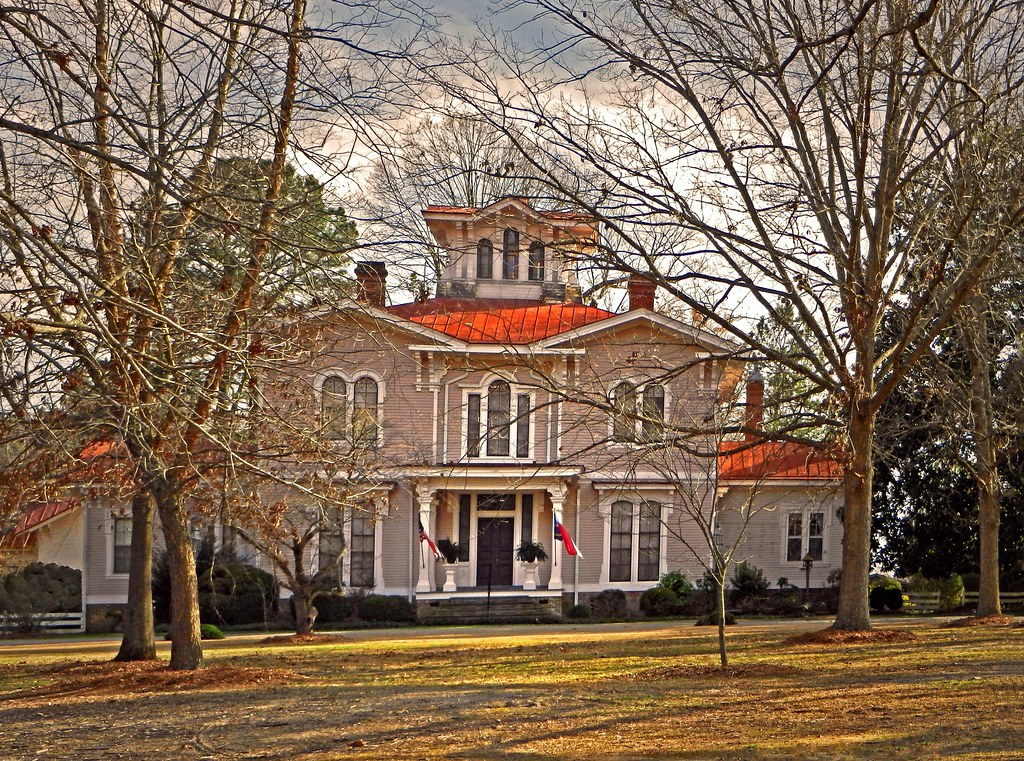 Front View of the 1860 Italianate Mansion Coolmore Plantation, Tarboro