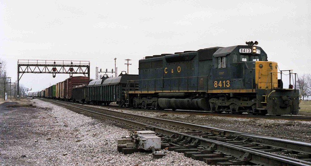 CSX 8413 Deshler, Ohio Train R508 was a oneunit wonder t… Flickr