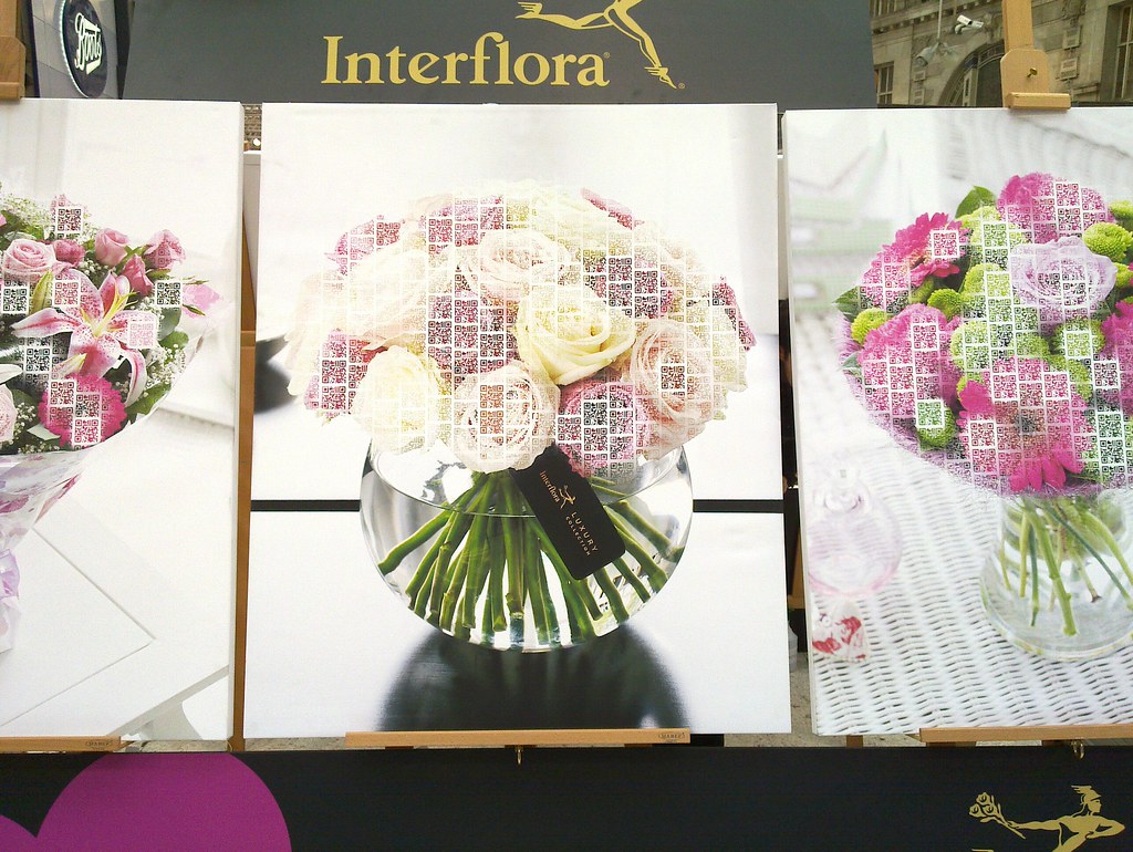 Interflora QR codes a photo on Flickriver
