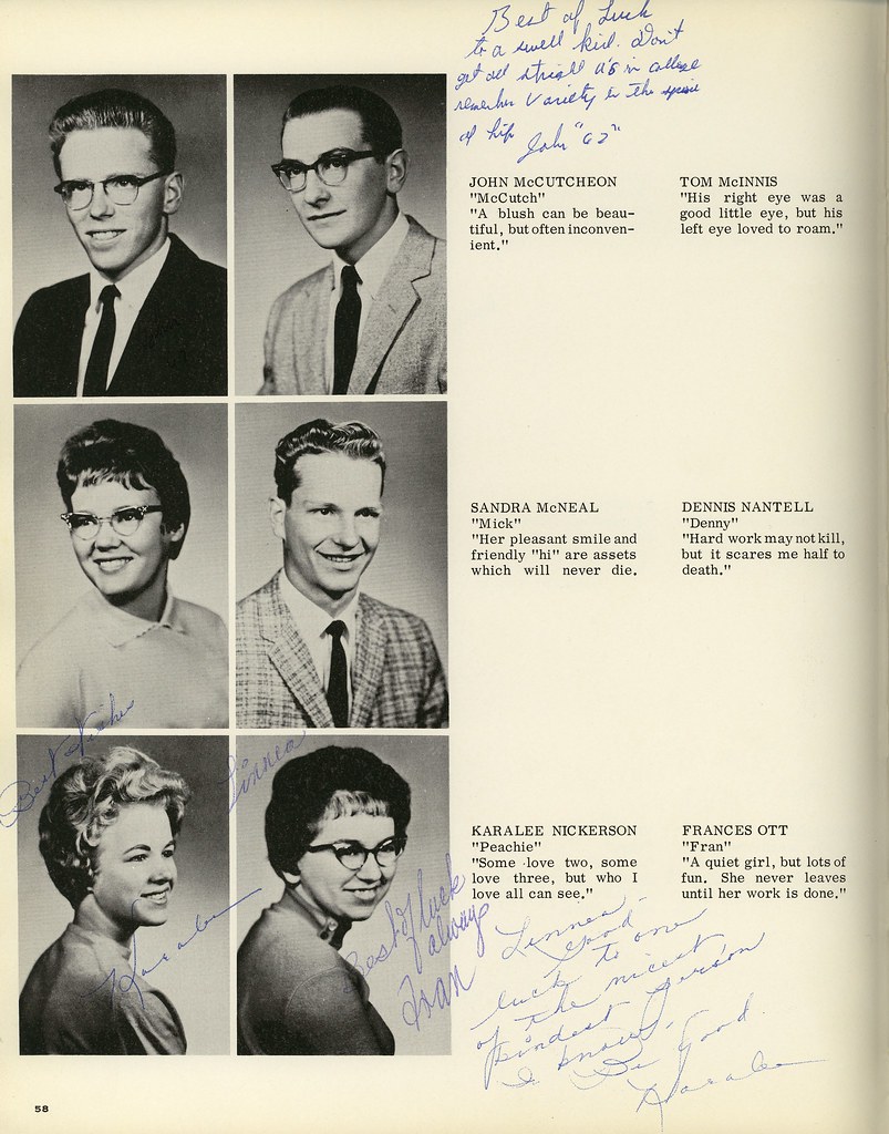 Newberry High School Class of 1962 p13 Linnea Hendrickson Flickr