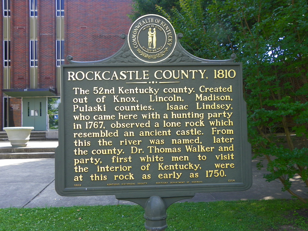 Rockcastle County, 1810 Historical Marker a photo on Flickriver