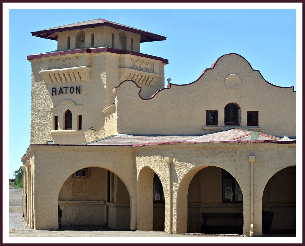 Raton New Mexico Amtrak Station The Amtrak stop in Raton … Flickr