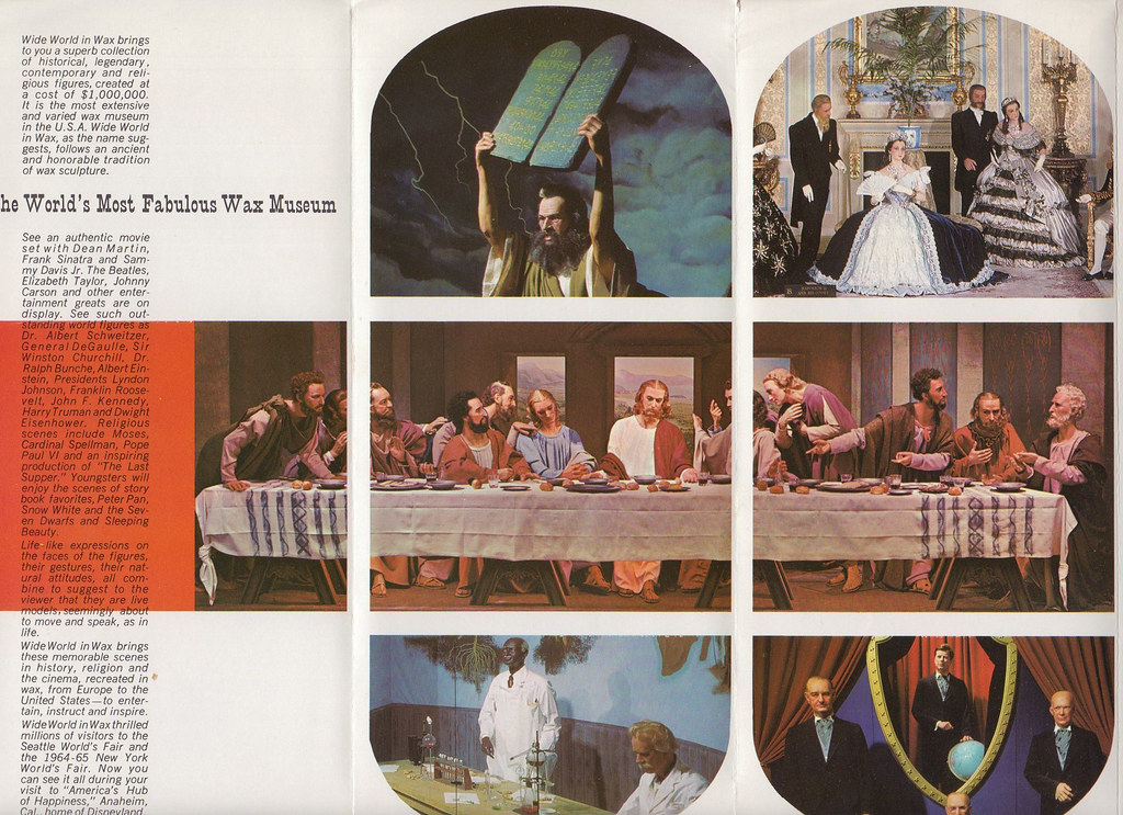 Wax Museum, Anaheim Inside the brochure... "Wide World in … Flickr