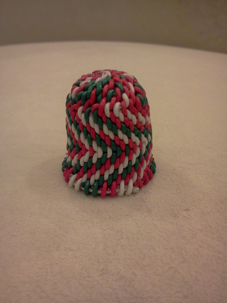 recyled telephone wire thimble Made from colourful recycle… Flickr