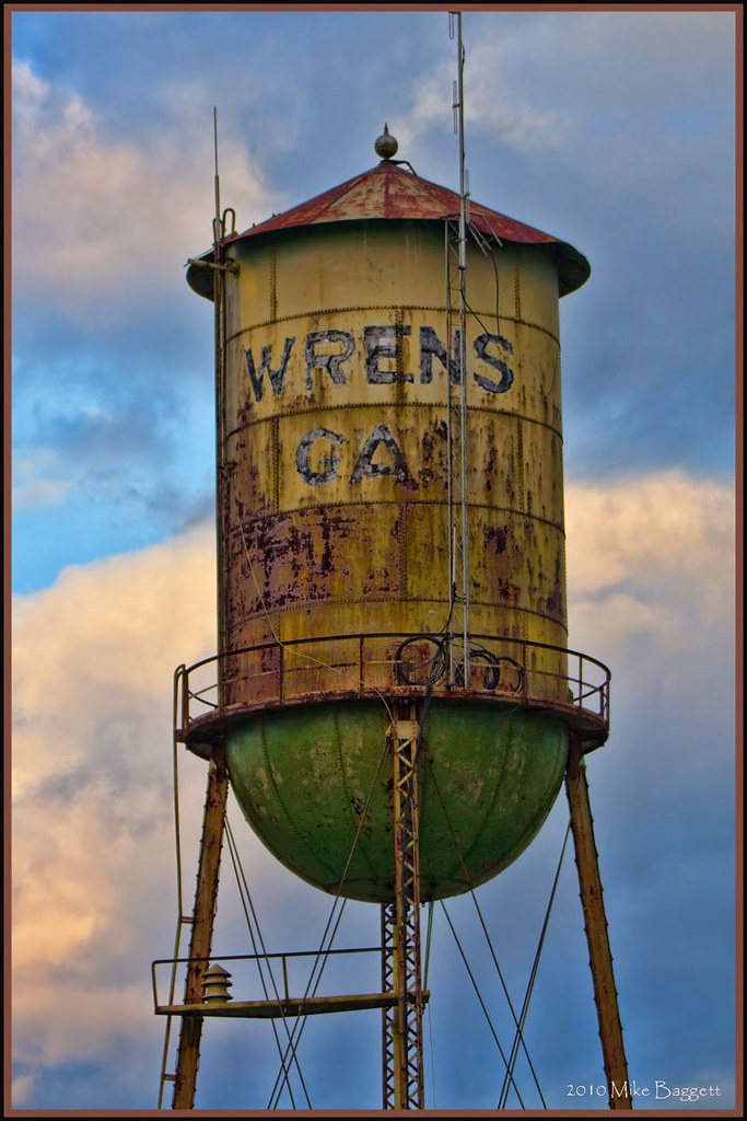 Just a memory Water Tower in Wrens, Wrens is loca… Flickr