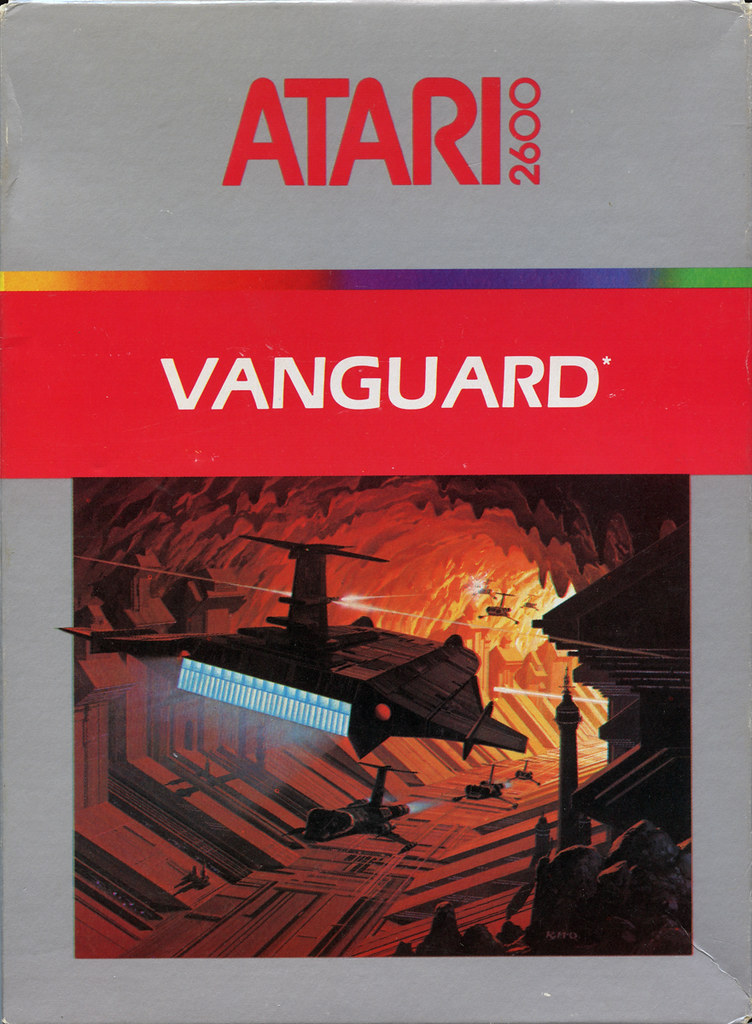 Vanguard Atari 2600 Box Art by Ralph McQuarrie. Luckily my… Flickr