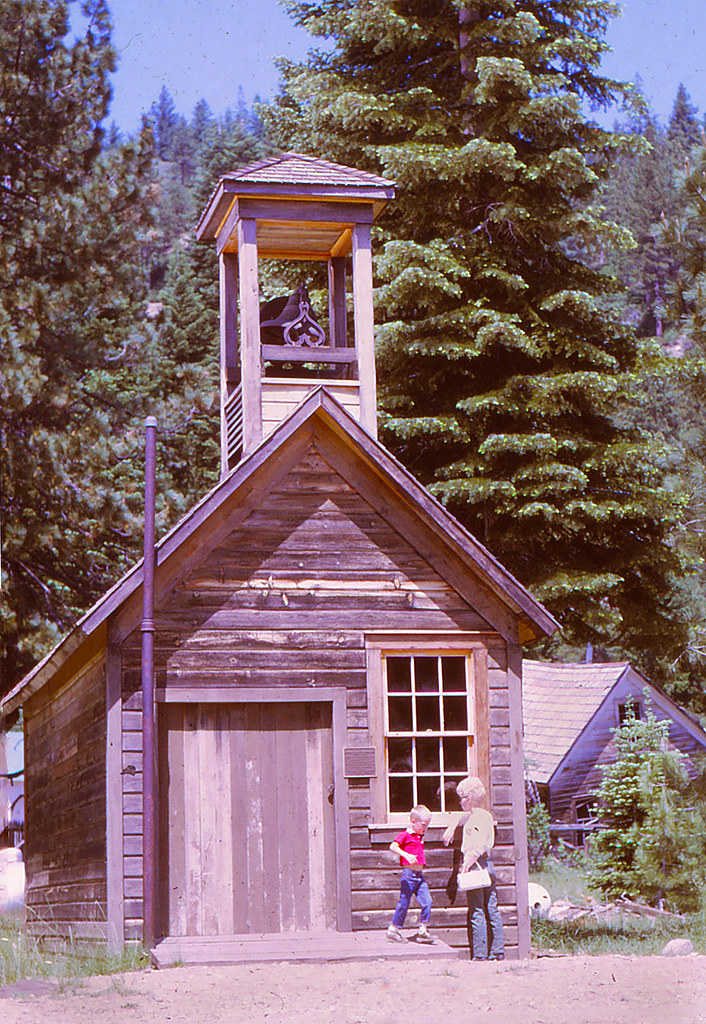 Johnsville, CA Fire house (1980s) ghostom Flickr